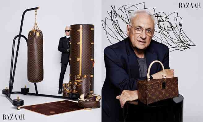 Karl Lagerfeld and Frank Gehry for Louis Vuitton