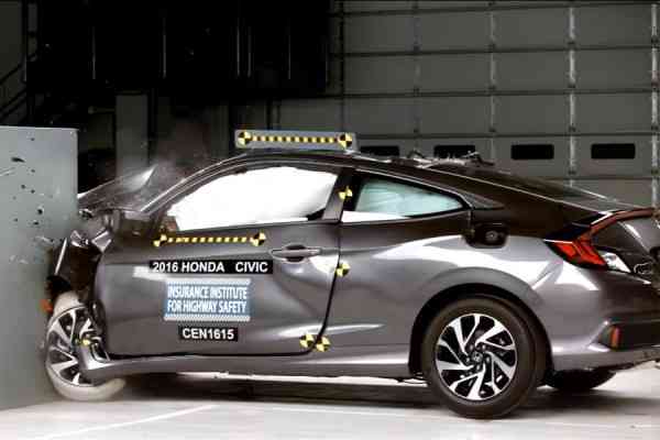 Crash Test Honda Civic Coupe Video Thecitizen Gr